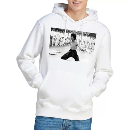 White - Lifestyle - Bruce Lee Unisex Adult Triumphant Hoodie