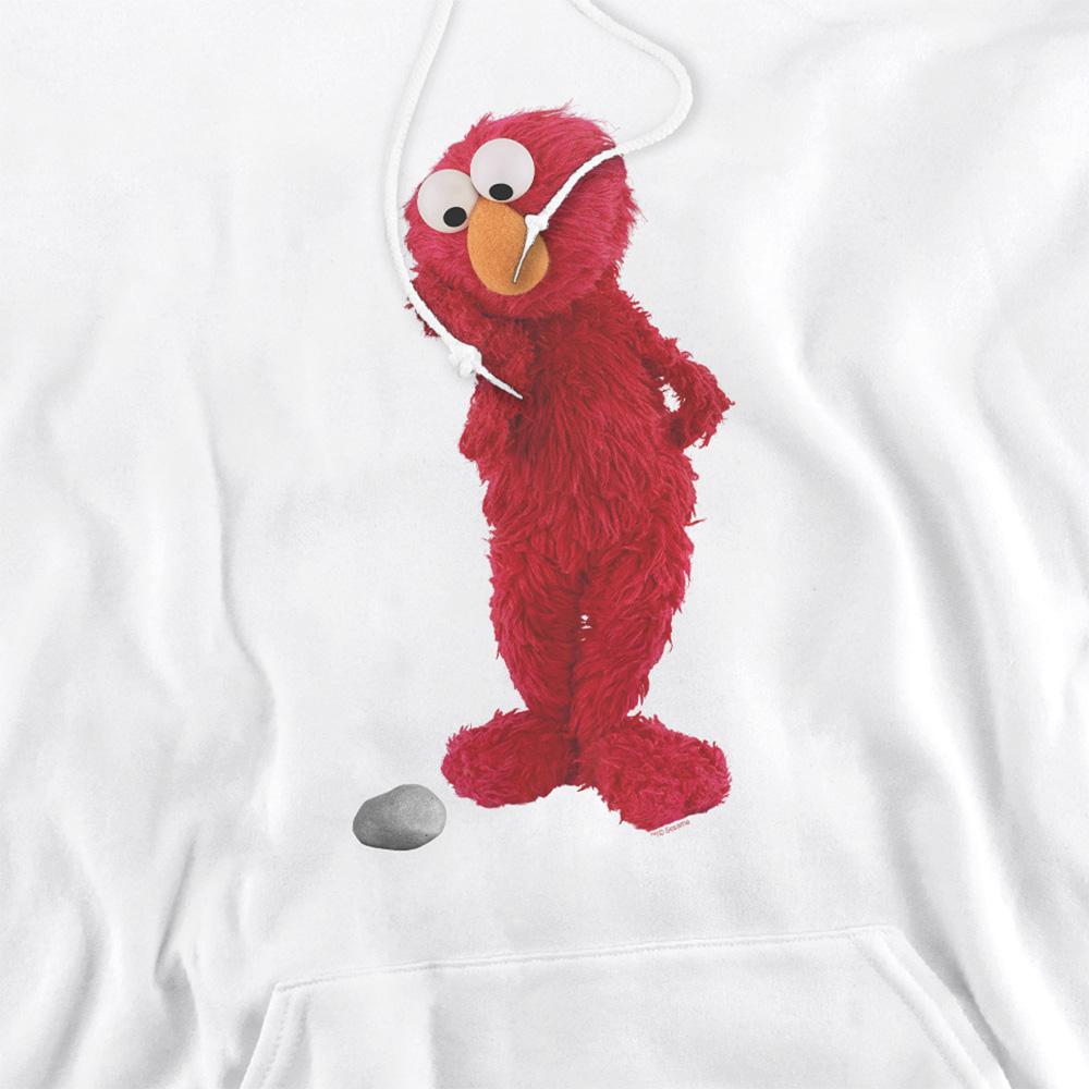White - Side - Sesame Street Unisex Adult Existential Elmo Hoodie
