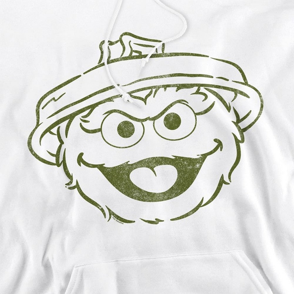 White - Side - Sesame Street Unisex Adult Hoodie