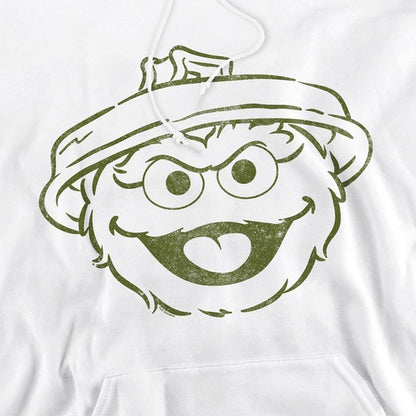 White - Side - Sesame Street Unisex Adult Hoodie