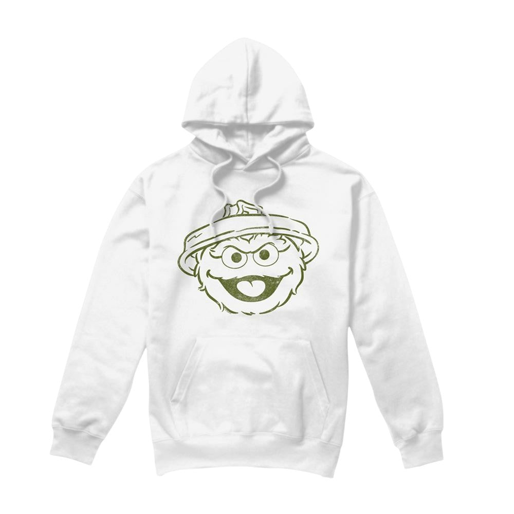 White - Front - Sesame Street Unisex Adult Hoodie