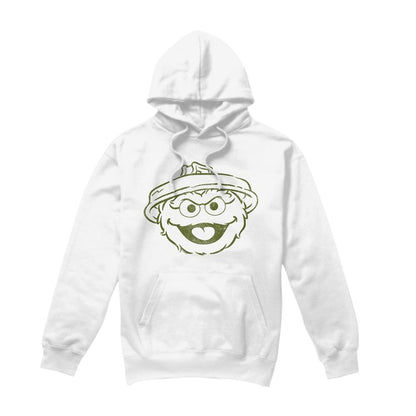 White - Front - Sesame Street Unisex Adult Hoodie