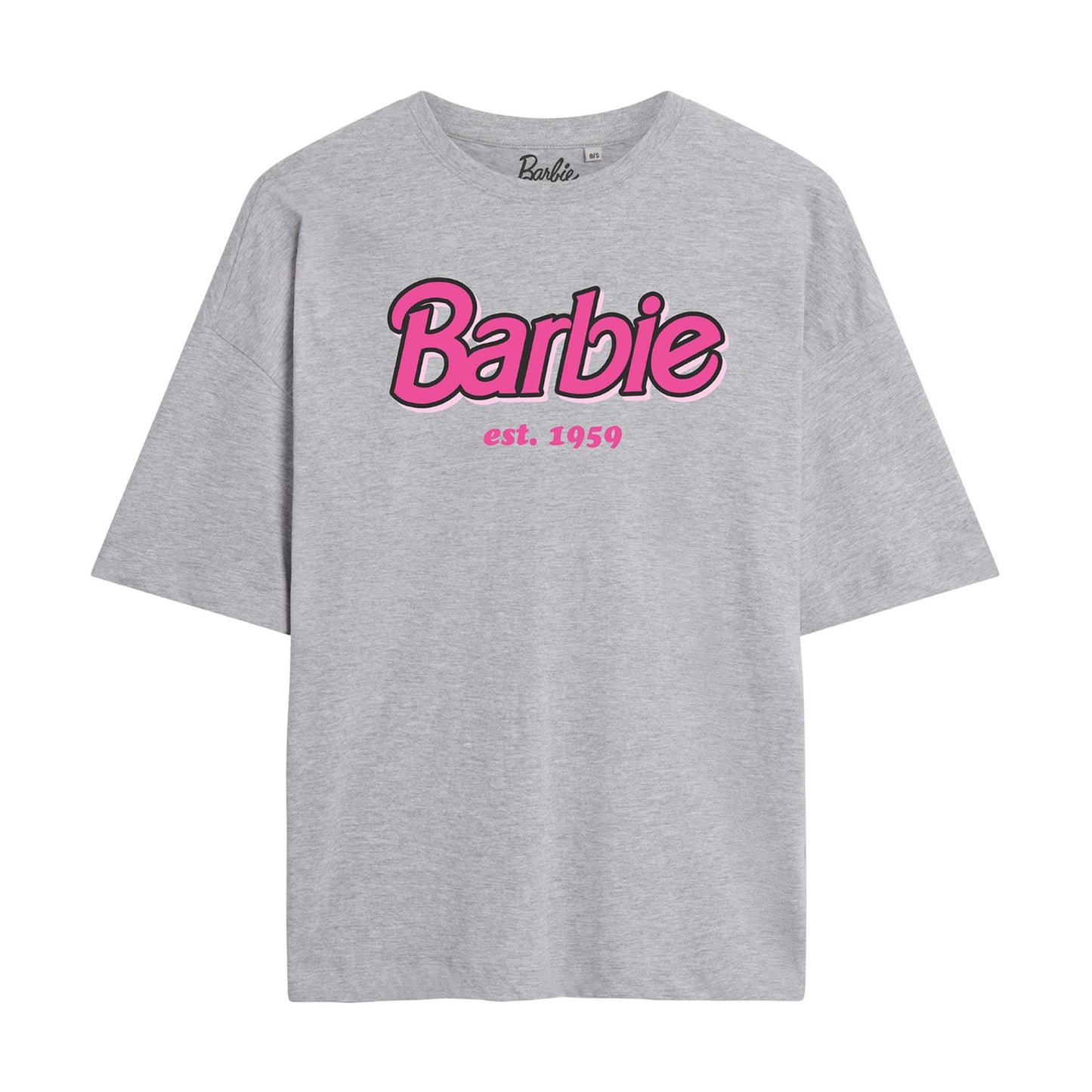 Heather Grey - Front - Barbie Womens-Ladies Established 1959 T-Shirt