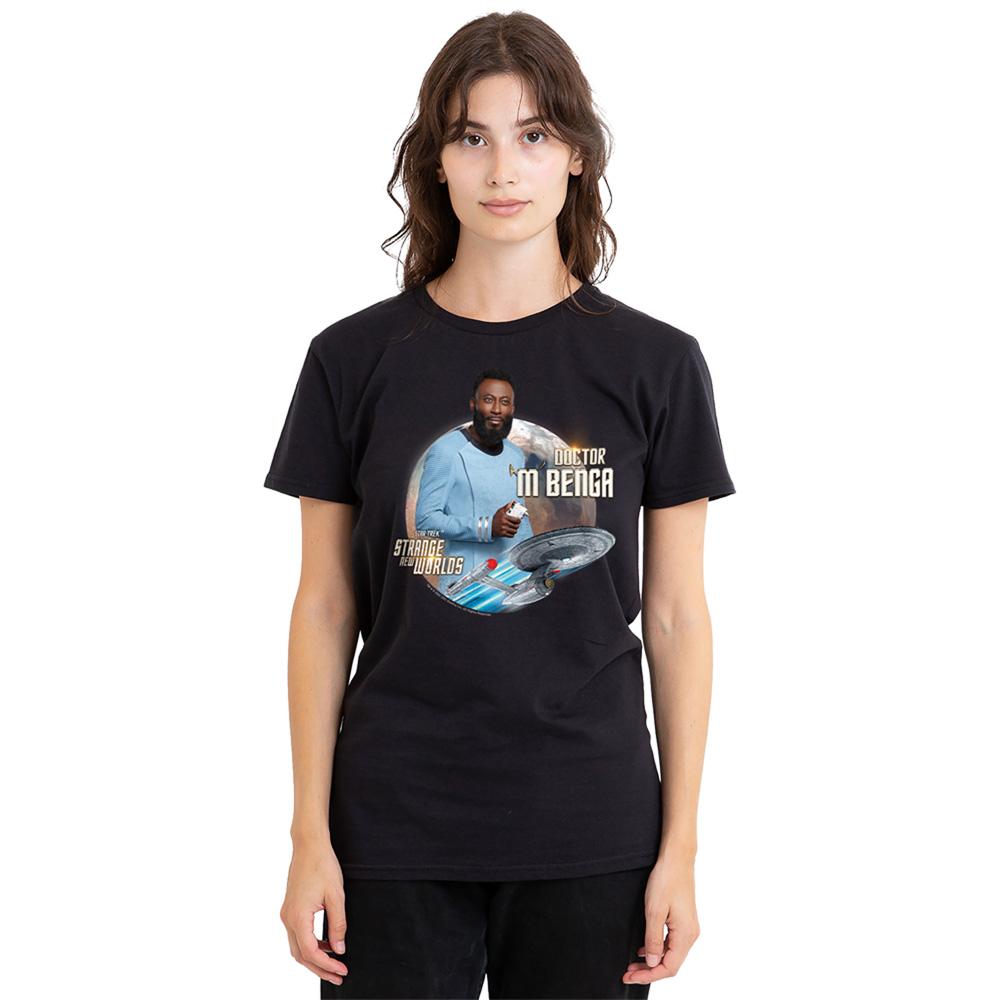 Black - Lifestyle - Star Trek: Strange New Worlds Womens-Ladies Joseph M´Benga T-Shirt