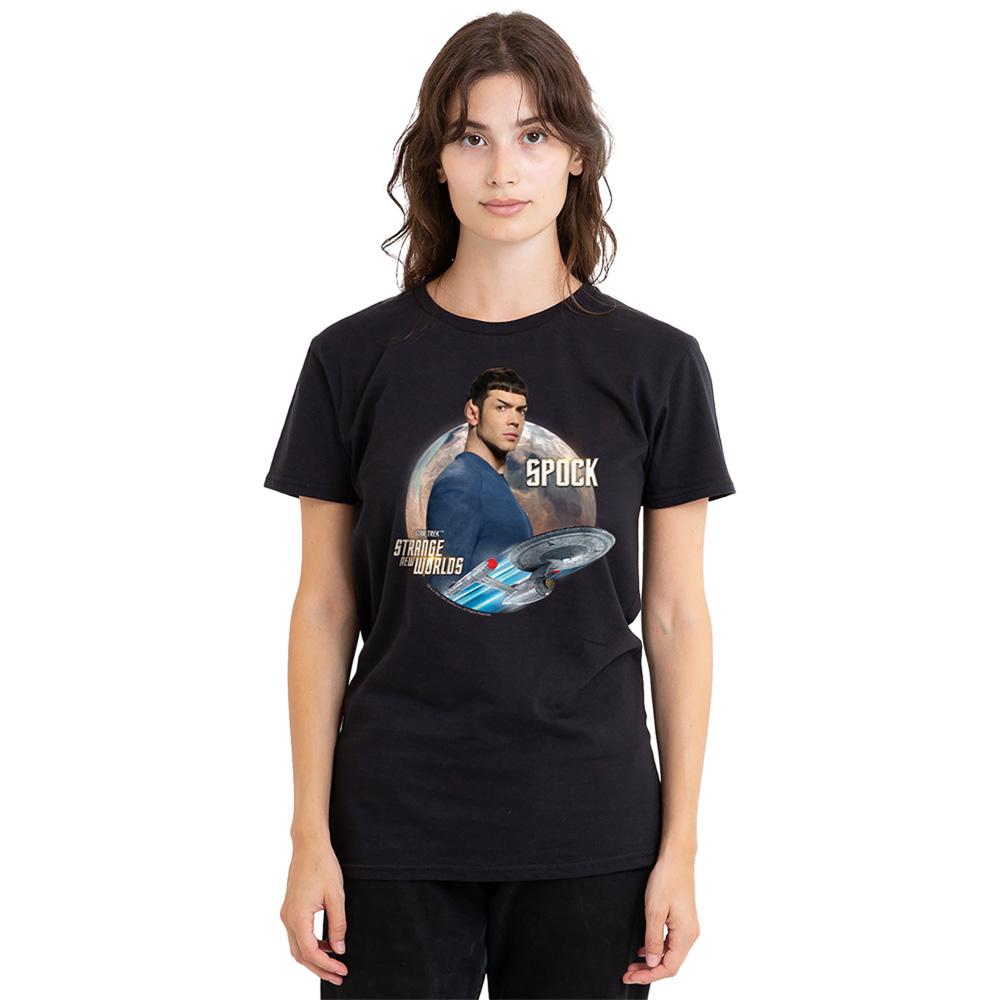 Black - Lifestyle - Star Trek Womens-Ladies Spock T-Shirt