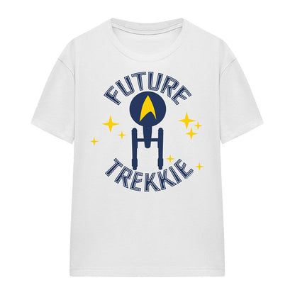 White - Front - Star Trek Womens-Ladies Future Trekkie T-Shirt