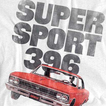 White - Side - Chevrolet Womens-Ladies Chevelle Ss T-Shirt