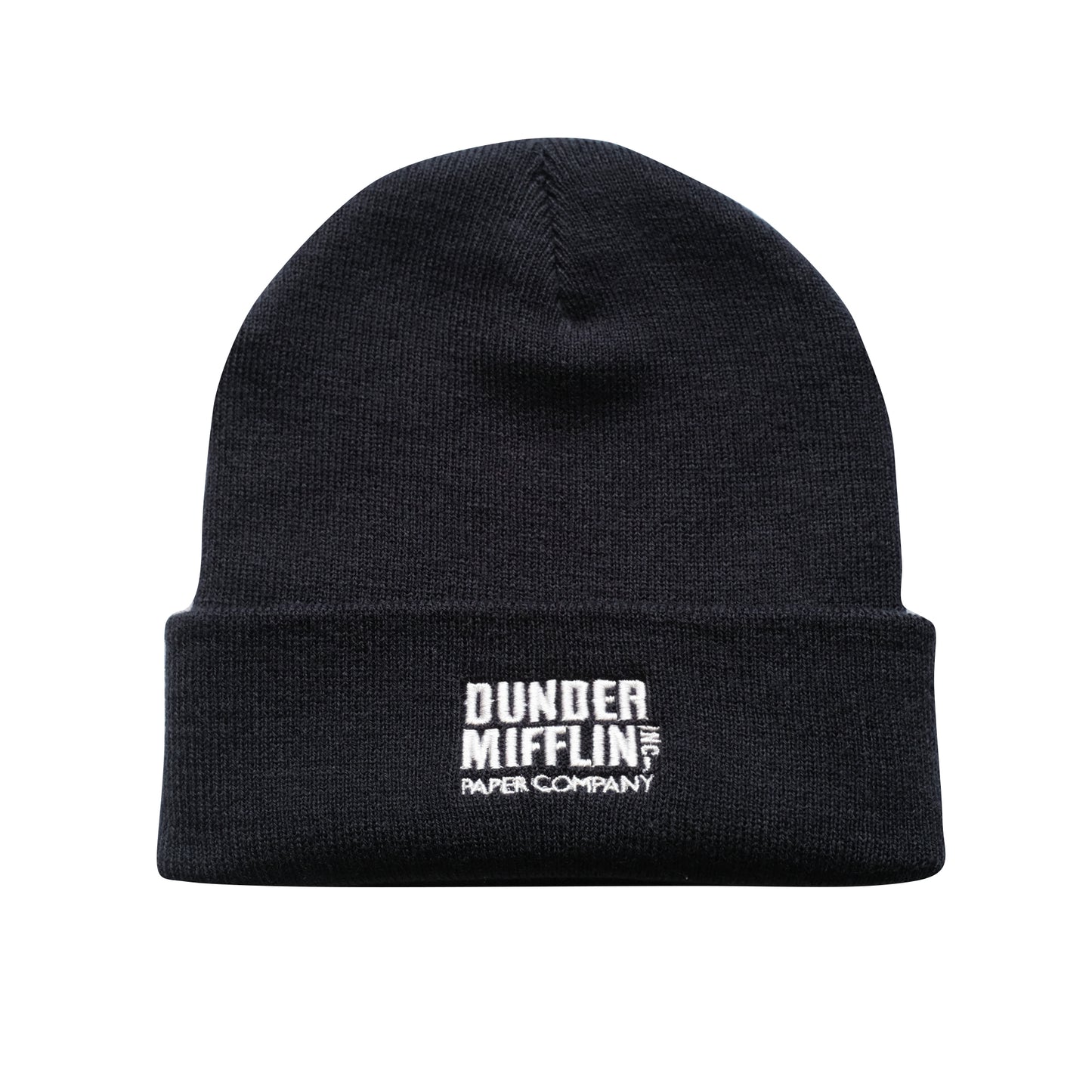 Navy - Front - The Office Mens Dunder Mifflin Beanie