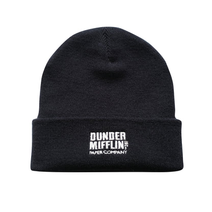 Navy - Front - The Office Mens Dunder Mifflin Beanie