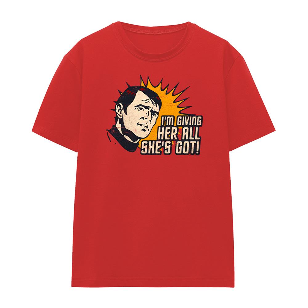 Red - Front - Star Trek Womens-Ladies Everything T-Shirt