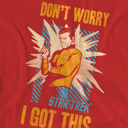 Red - Side - Star Trek: The Next Generation Womens-Ladies I Got This T-Shirt