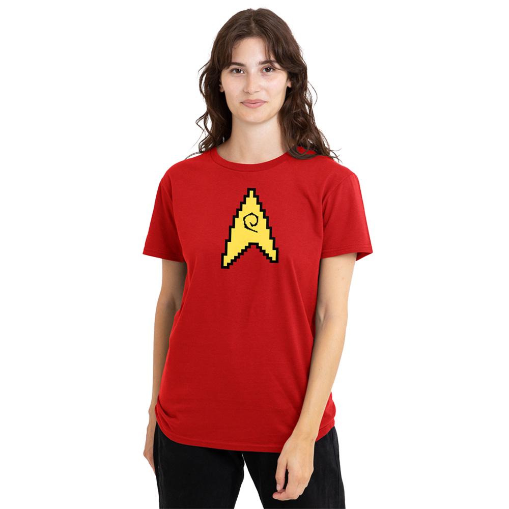 Red - Lifestyle - Star Trek Womens-Ladies 8 Bit Engineering T-Shirt