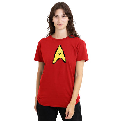 Red - Lifestyle - Star Trek Womens-Ladies 8 Bit Engineering T-Shirt