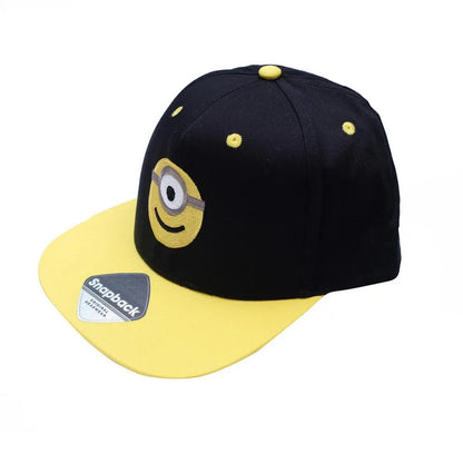 Black-Yellow - Side - Minions Mens Bello Face Baseball Cap
