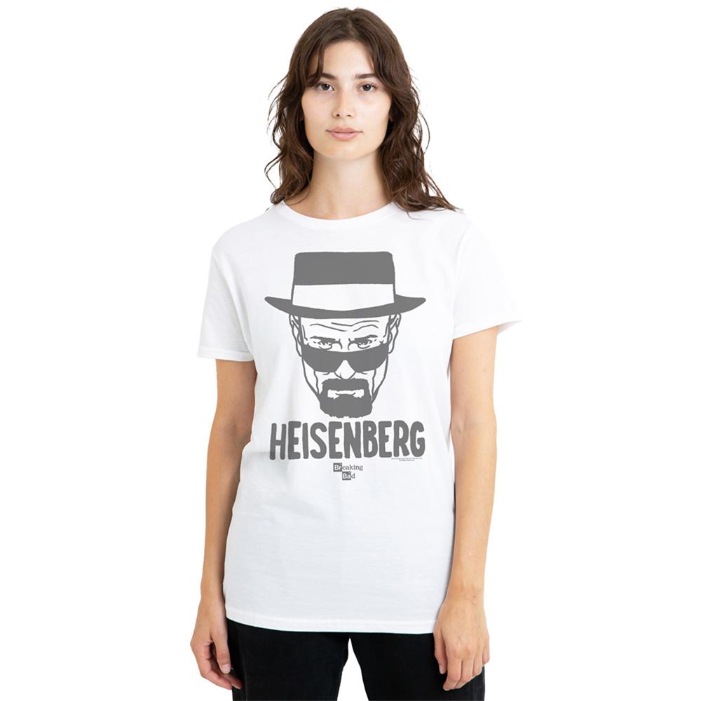 White - Lifestyle - Breaking Bad Womens-Ladies Heisenberg Drawing T-Shirt