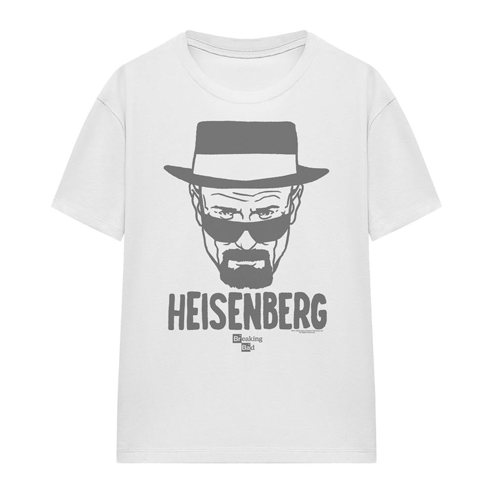 White - Front - Breaking Bad Womens-Ladies Heisenberg Drawing T-Shirt