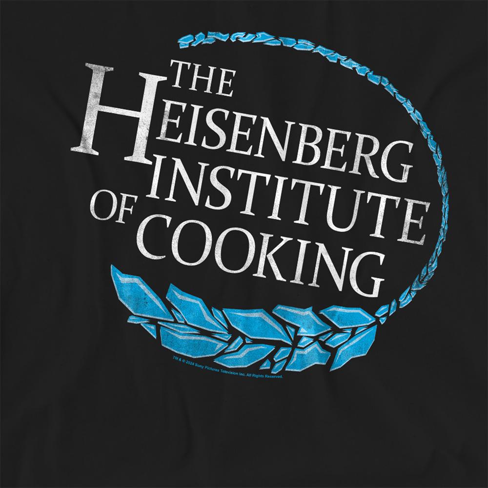 Black - Side - Breaking Bad Womens-Ladies Heisenberg Institute Of Cooking T-Shirt