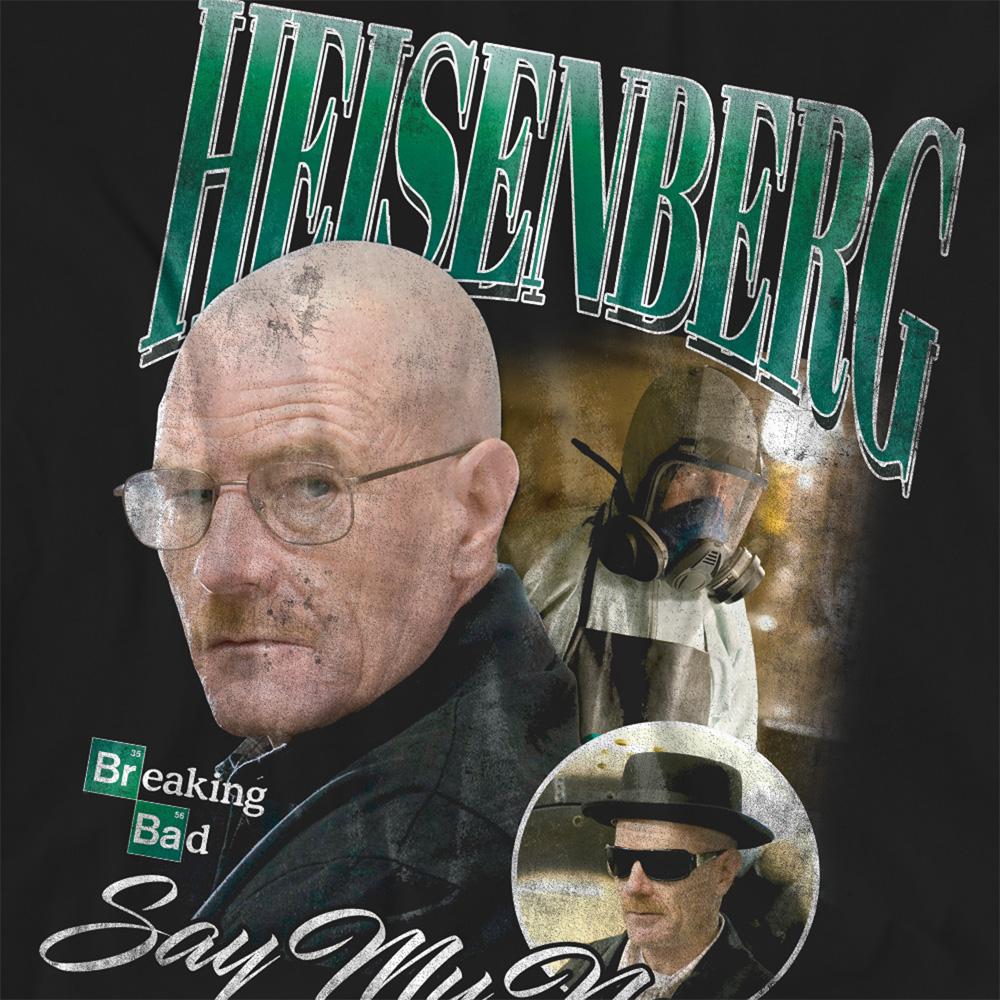 Black - Side - Breaking Bad Womens-Ladies Heisenberg Homage T-Shirt
