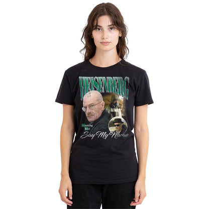 Black - Lifestyle - Breaking Bad Womens-Ladies Heisenberg Homage T-Shirt