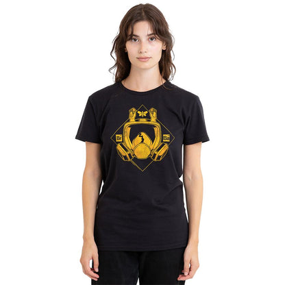 Black - Lifestyle - Breaking Bad Womens-Ladies Mask Logo T-Shirt