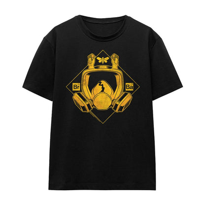 Black - Front - Breaking Bad Womens-Ladies Mask Logo T-Shirt