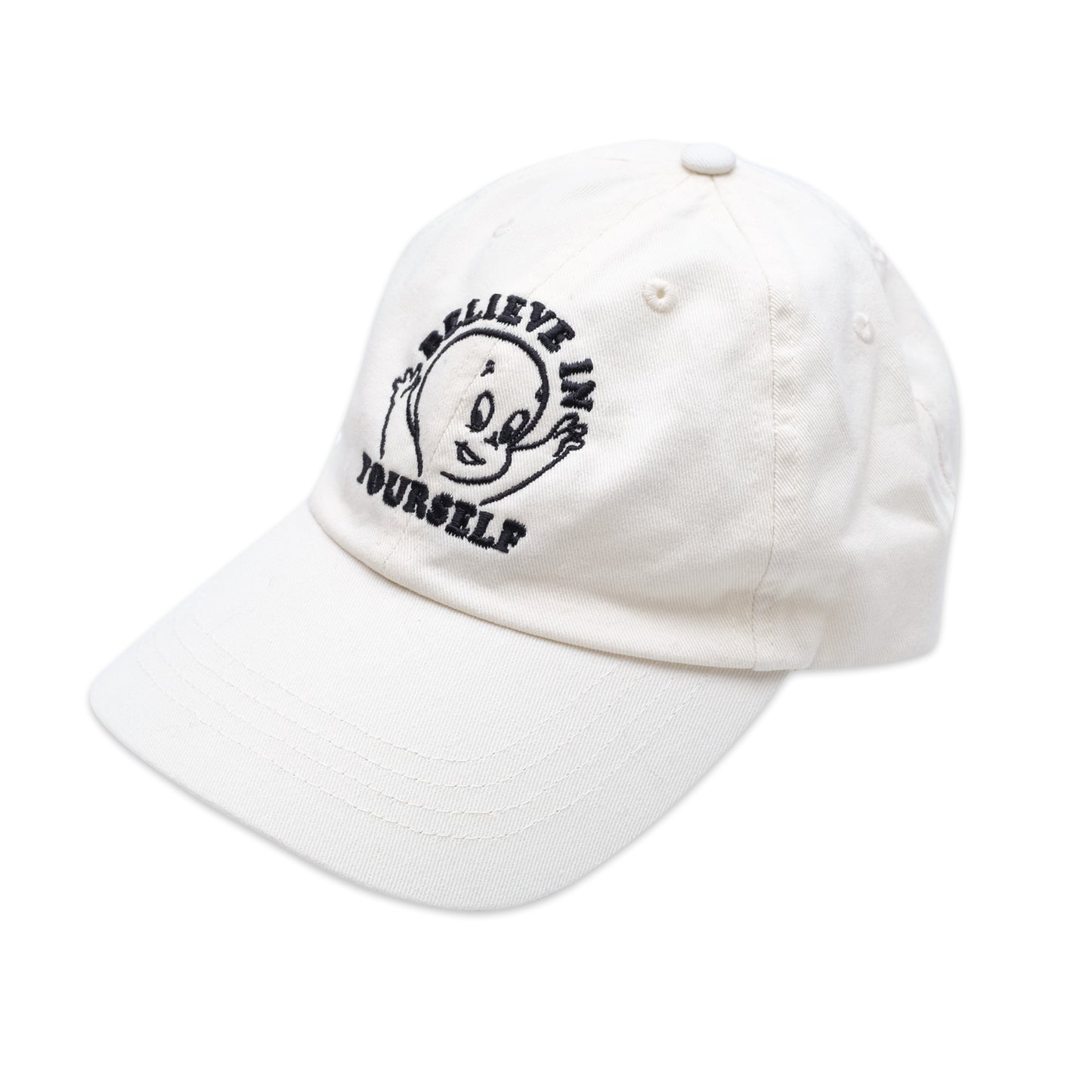 Beige - Side - Casper Mens Believe In Yourself Baseball Cap