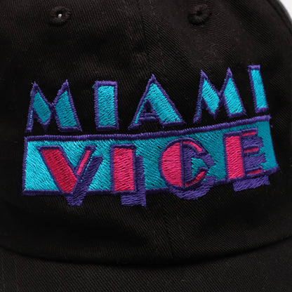 Black - Lifestyle - Miami Vice Mens Logo Baseball Cap