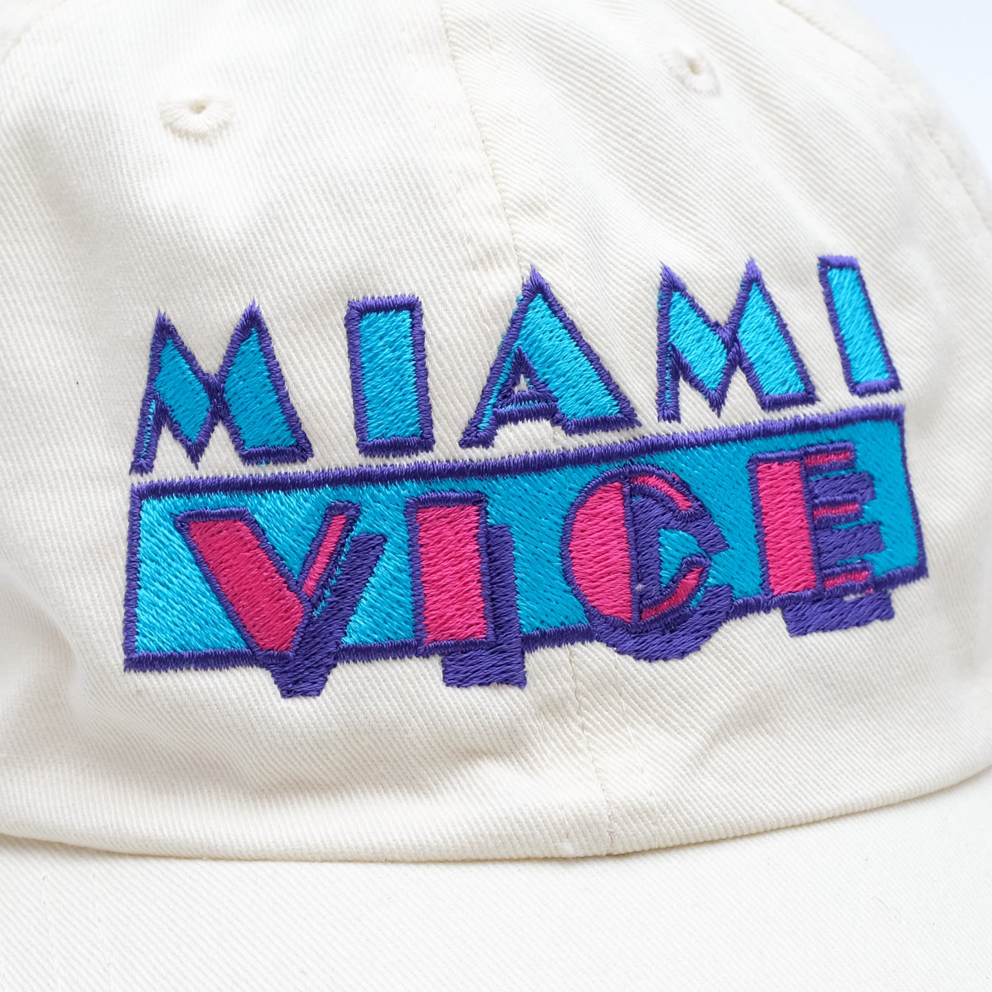 Beige - Lifestyle - Miami Vice Mens Logo Baseball Cap