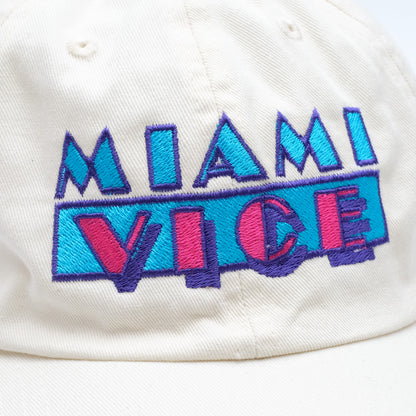 Beige - Lifestyle - Miami Vice Mens Logo Baseball Cap