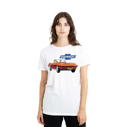 White - Lifestyle - Chevrolet Womens-Ladies Ad Vintage T-Shirt