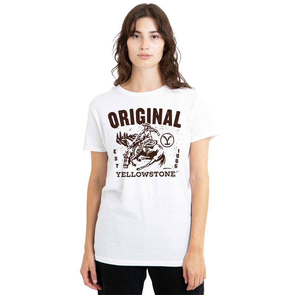 White - Lifestyle - Yellowstone Womens-Ladies Original T-Shirt