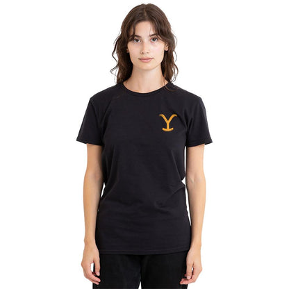Black - Lifestyle - Yellowstone Womens-Ladies Symbols T-Shirt