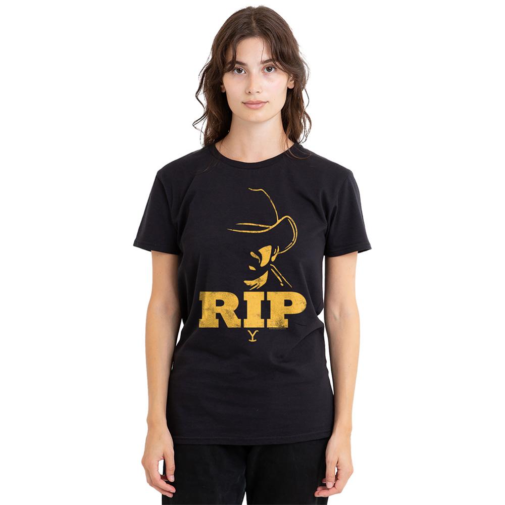 Black - Lifestyle - Yellowstone Womens-Ladies Rip Wheeler T-Shirt