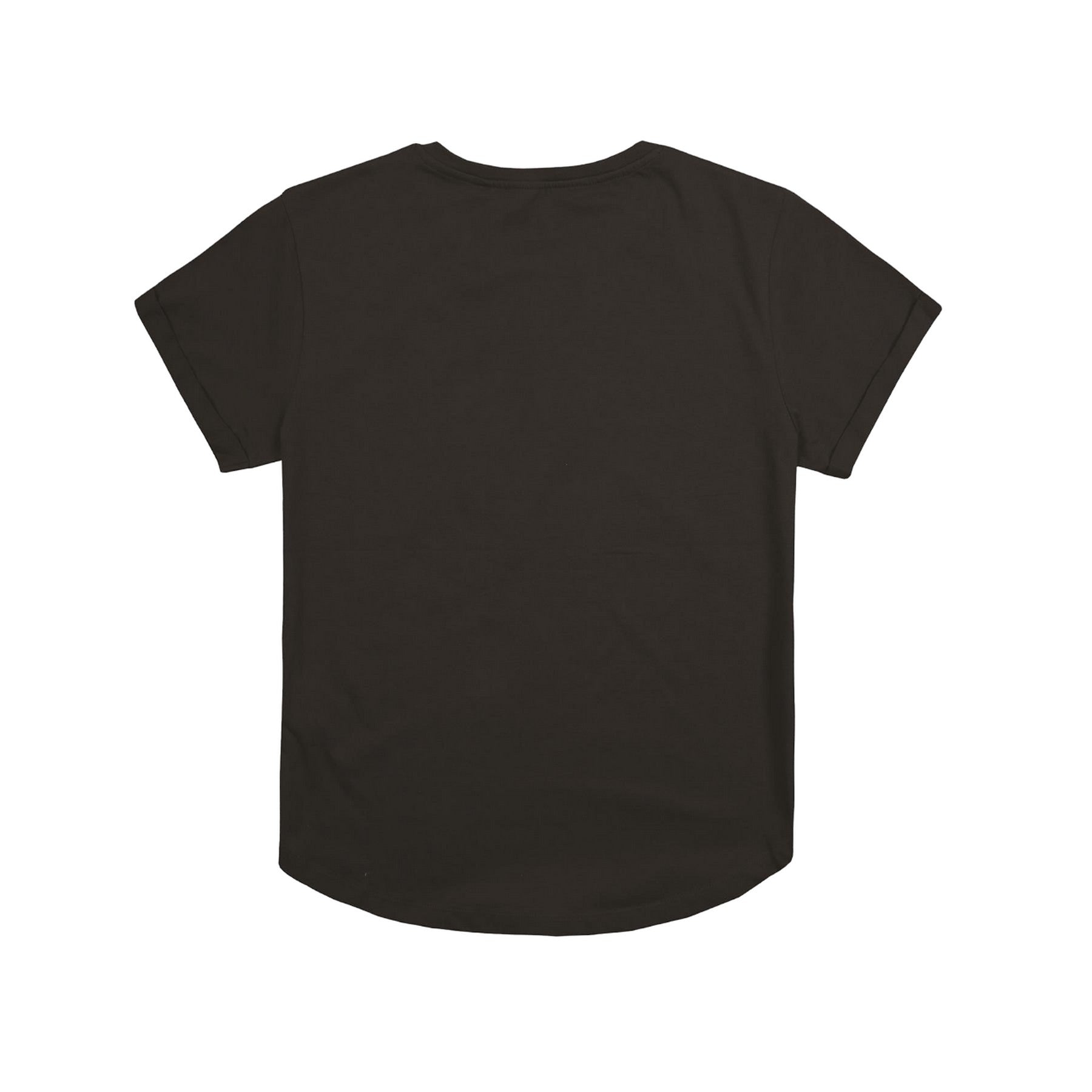 Black - Back - Wonder Woman Womens-Ladies Girl Power T-Shirt