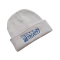 Light Grey - Side - Back To The Future Mens Outline Logo Beanie