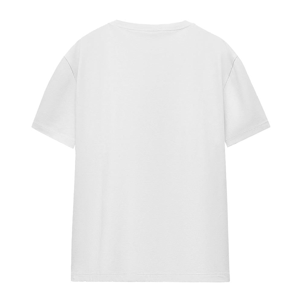 White - Pack Shot - MTV Womens-Ladies Riot Heart T-Shirt