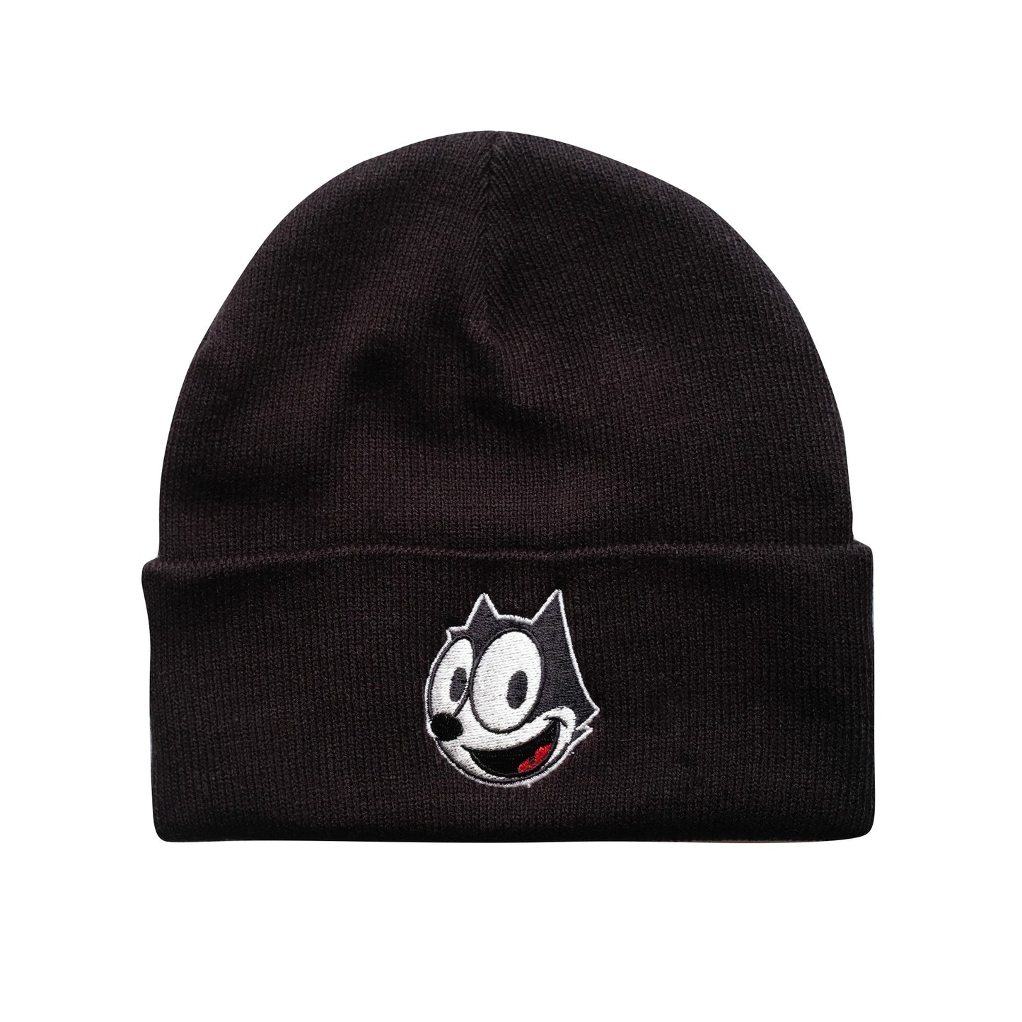 Black - Front - Felix The Cat Mens Face Beanie