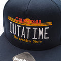 Navy - Side - Back To The Future Mens California Outatime Baseball Cap