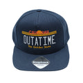 Navy - Front - Back To The Future Mens California Outatime Baseball Cap