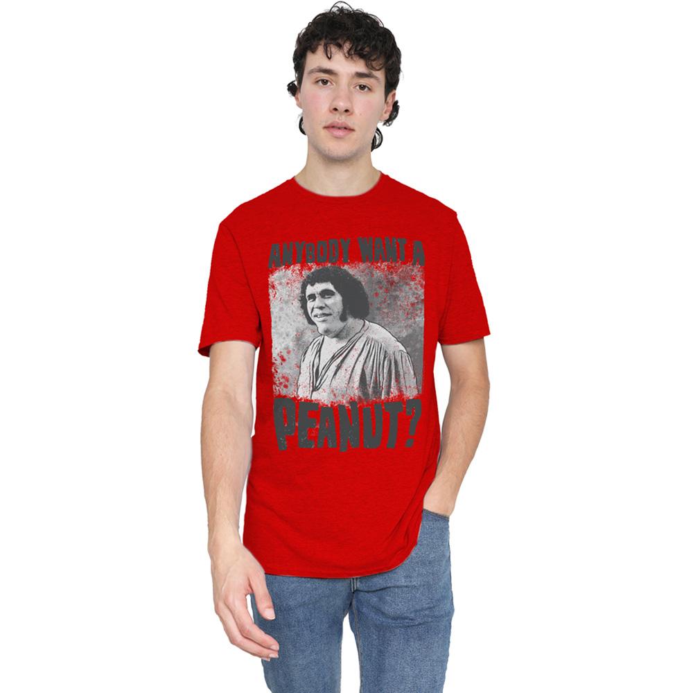 Red - Back - The Princess Bride Unisex Adult Anybody Want A Peanut? Heather T-Shirt
