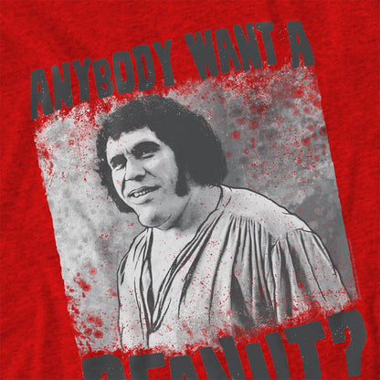 Red - Side - The Princess Bride Unisex Adult Anybody Want A Peanut? Heather T-Shirt