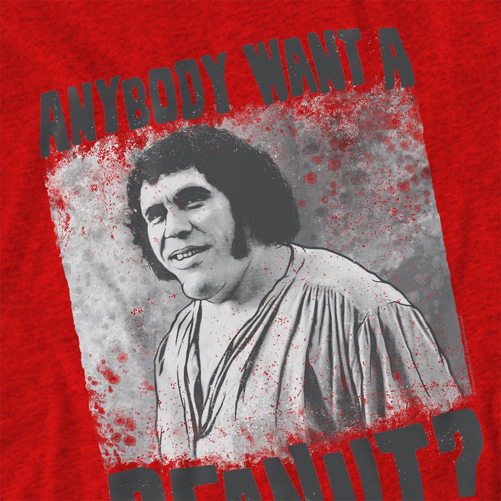 Red - Side - The Princess Bride Unisex Adult Anybody Want A Peanut? Heather T-Shirt
