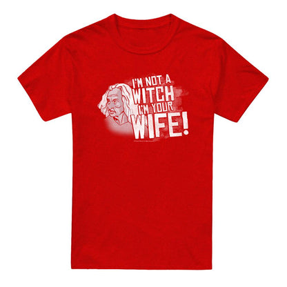 Red - Front - The Princess Bride Unisex Adult Not A Witch Heather T-Shirt