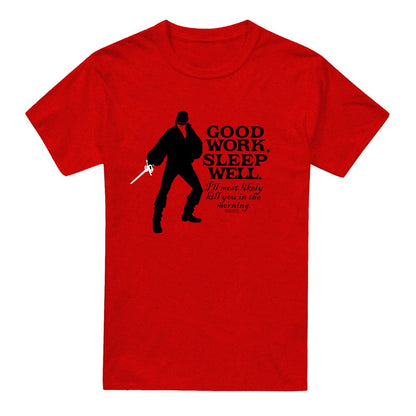 Red - Front - The Princess Bride Unisex Adult Good Work Heather T-Shirt