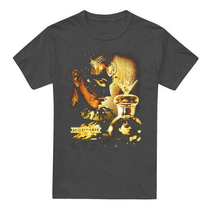 Charcoal - Front - MirrorMask Unisex Adult Heather T-Shirt