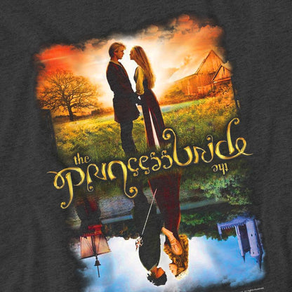 Charcoal - Side - The Princess Bride Unisex Adult Poster Heather T-Shirt