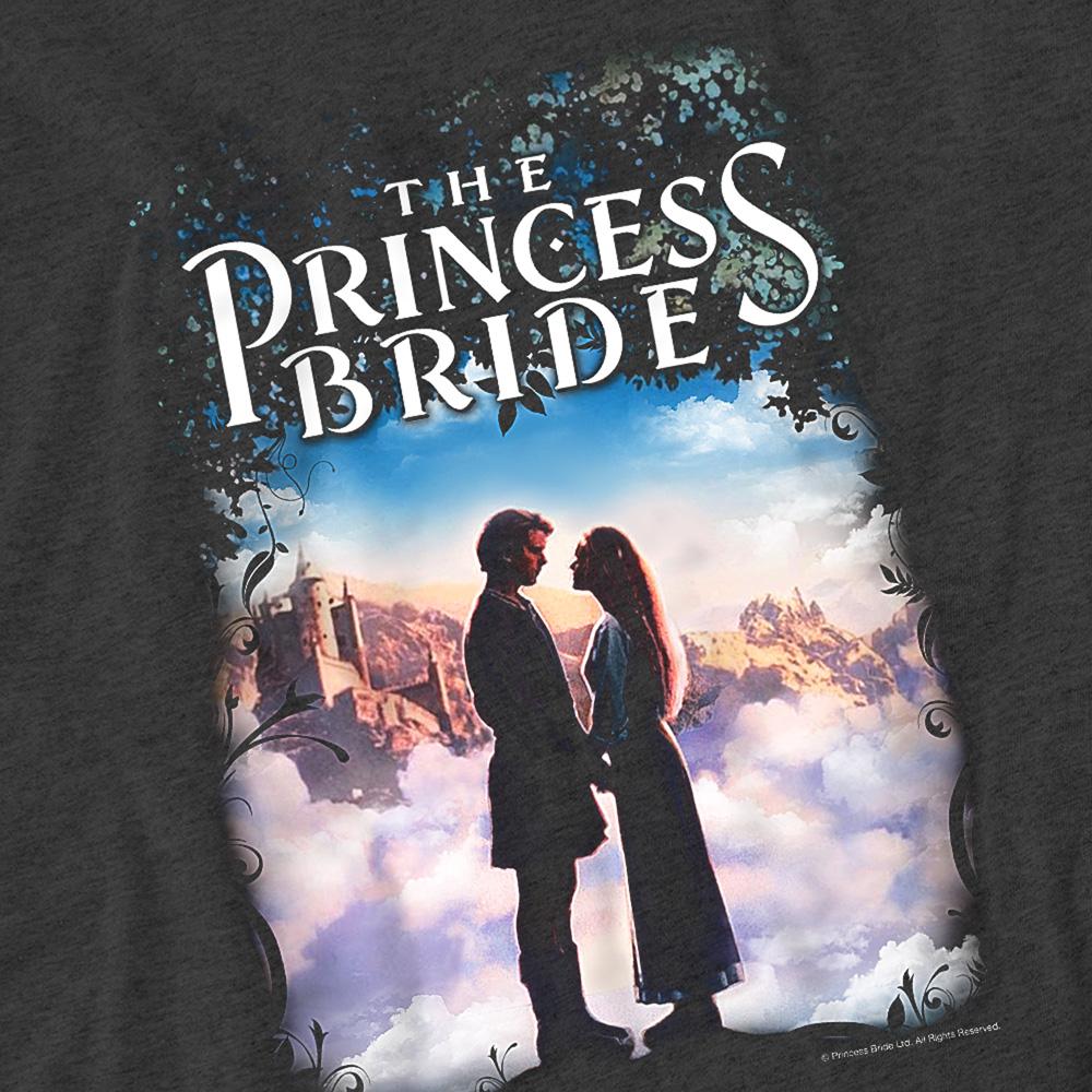 Charcoal - Side - The Princess Bride Unisex Adult Storybook Love Heather T-Shirt
