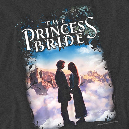 Charcoal - Side - The Princess Bride Unisex Adult Storybook Love Heather T-Shirt