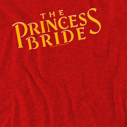 Charcoal - Side - The Princess Bride Unisex Adult Logo Heather T-Shirt