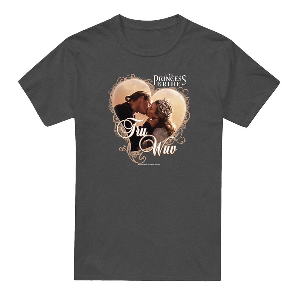 Charcoal - Front - The Princess Bride Unisex Adult Tru Wuv Heather T-Shirt